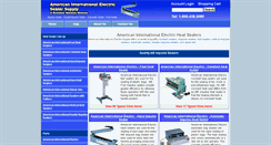 Desktop Screenshot of americaninternationalelectricsealersupply.com